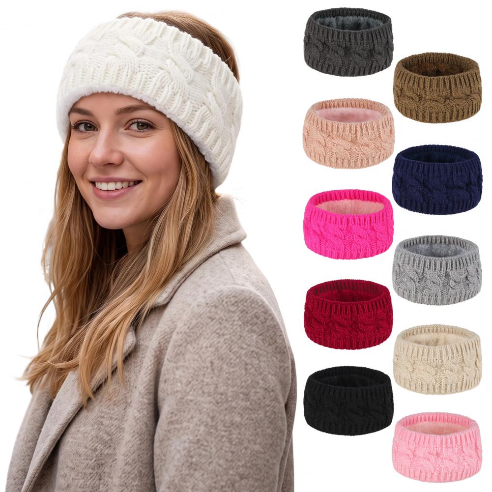 Fleece Ear Warmer Band - Зимние утеплители для ушей для женщин,