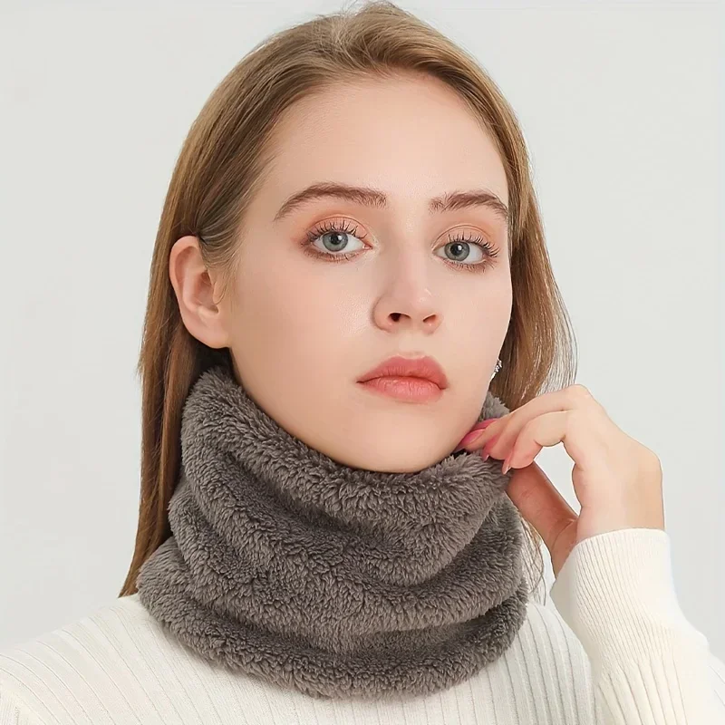 Neck Gaiter Fleece - Ветрозащитный плюшевый шарф «Бесконечность», однотонные гетры