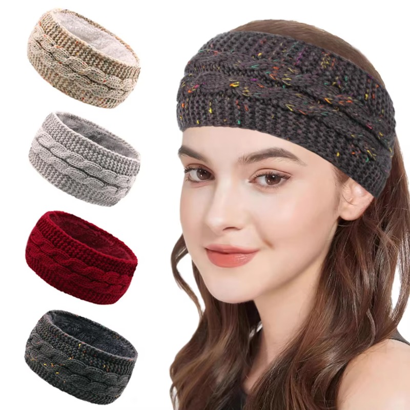 Женская зимняя вязаная повязка – обзор и цена Fleece Ear Warmer Band