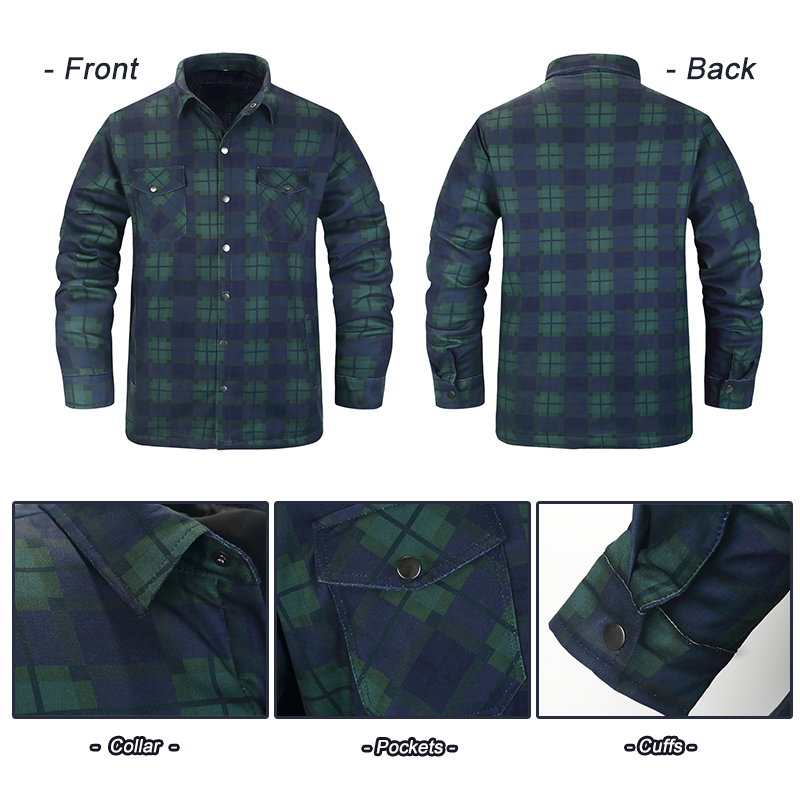 Зимние рубашки в клетку для му – обзор и цена Flannel Shirt Lined