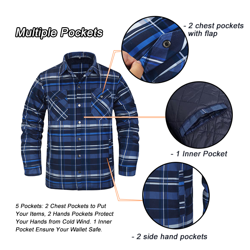 Зимние рубашки в клетку для му – обзор и цена Flannel Shirt Lined