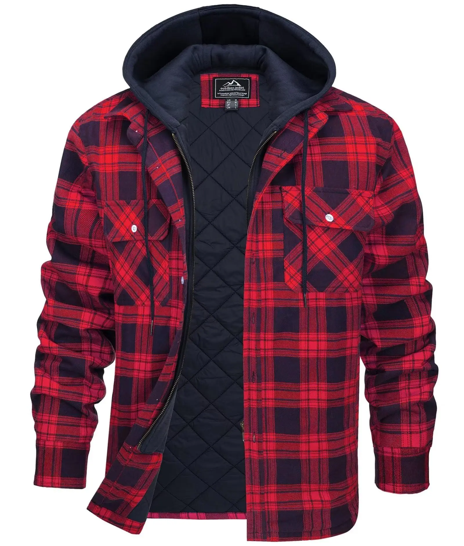 Мужская фланелевая рубашка-кур – обзор и цена Flannel Shirt Lined