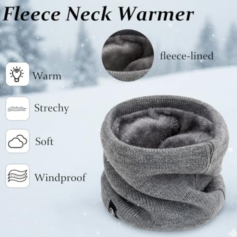Зимний флисовый шарф-снуд, тер – обзор и цена Neck Gaiter Fleece